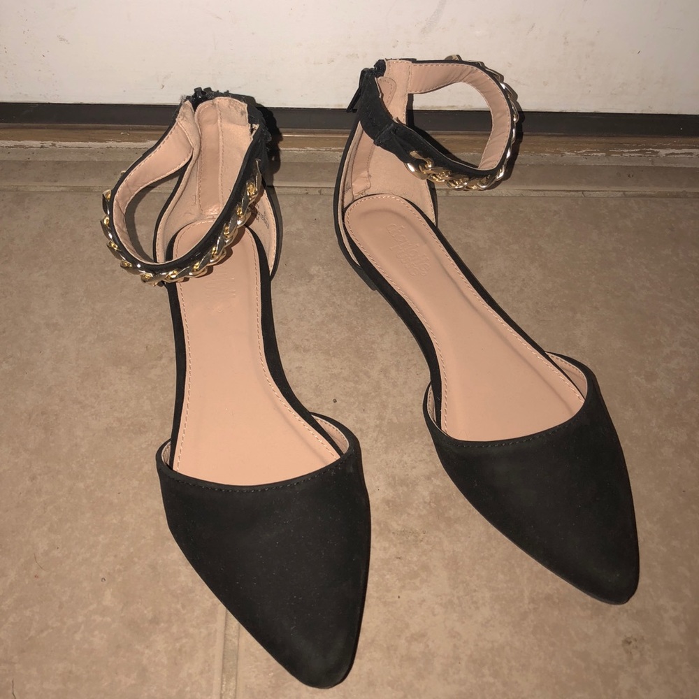 Charlotte Russe Black Flats